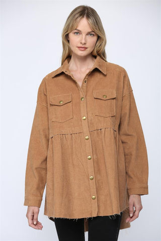 Babydoll Corduroy Shirt